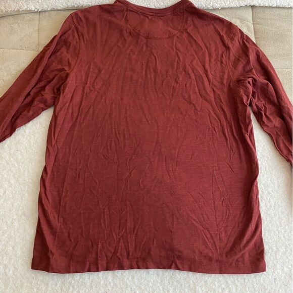 Even Tide Brand Rust Orange Men’s Long Sleeve Size XL - Picture 6 of 6